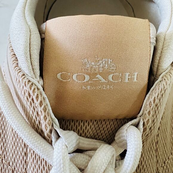 COACH Light Khaki Blush C147 Runner Sneakers - US 8 - Picture 5 of 8